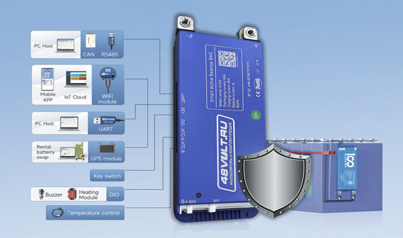 Универсальные Smart BMS с активной балансировкой