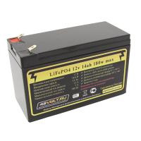Аккумулятор LiFePO4 12v14ah 180w max пластик