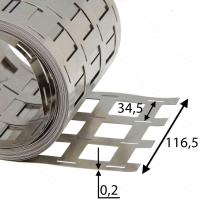 Никелированная лента 32700 4P под холдер