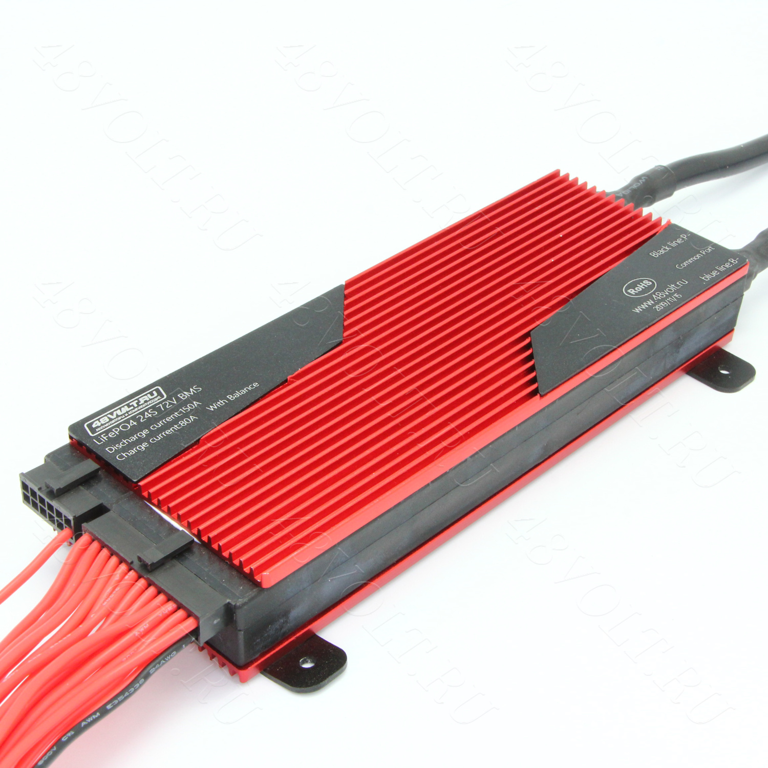 BMS LiFePO4 24S 72V 150A симметрия