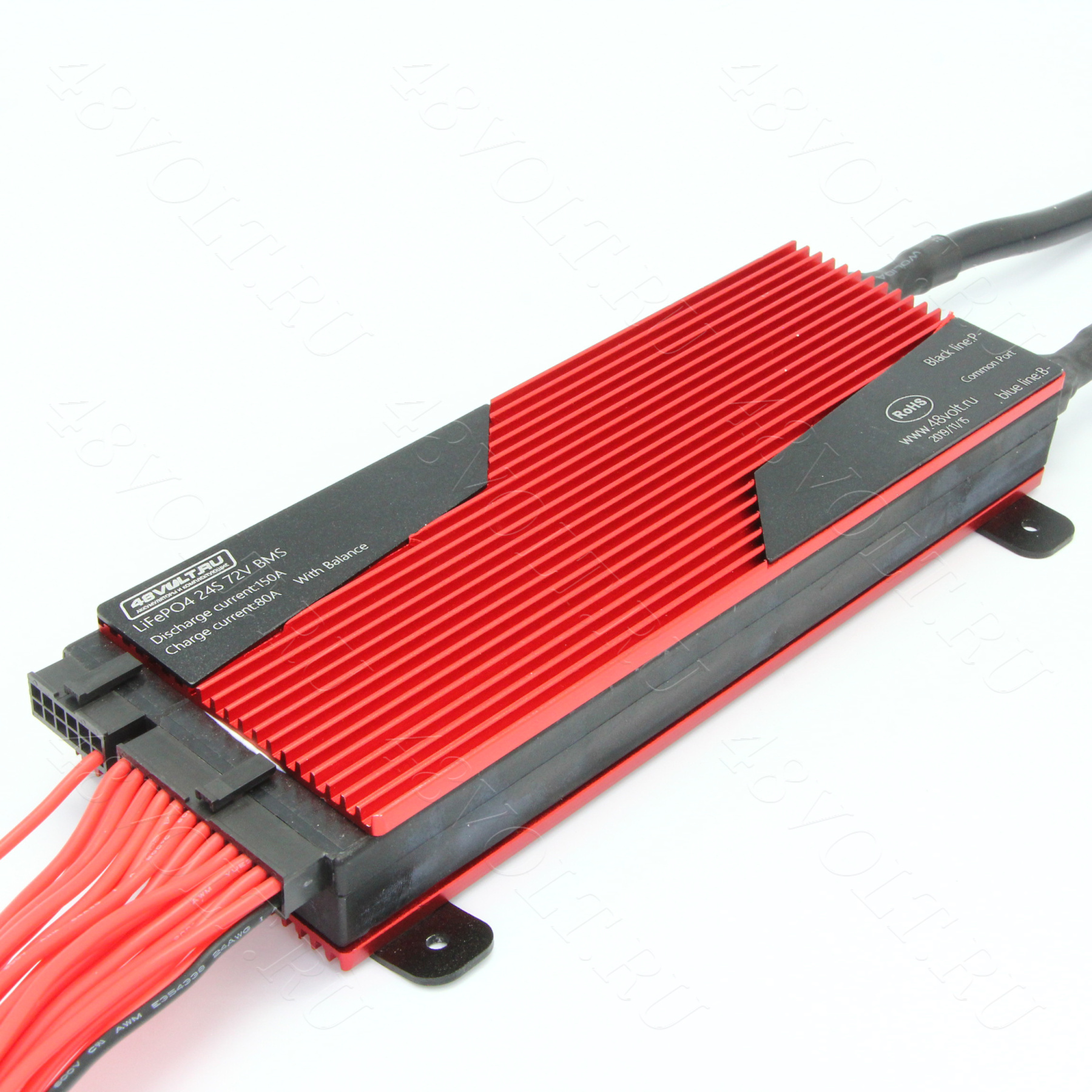 BMS LiFePO4 24S 72V 150A симметрия