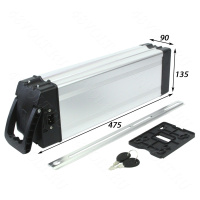 Алюминиевый корпус 475*90*135 мм