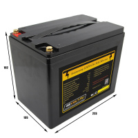 Аккумулятор LiFePO4 24v30ah 360w max пластик