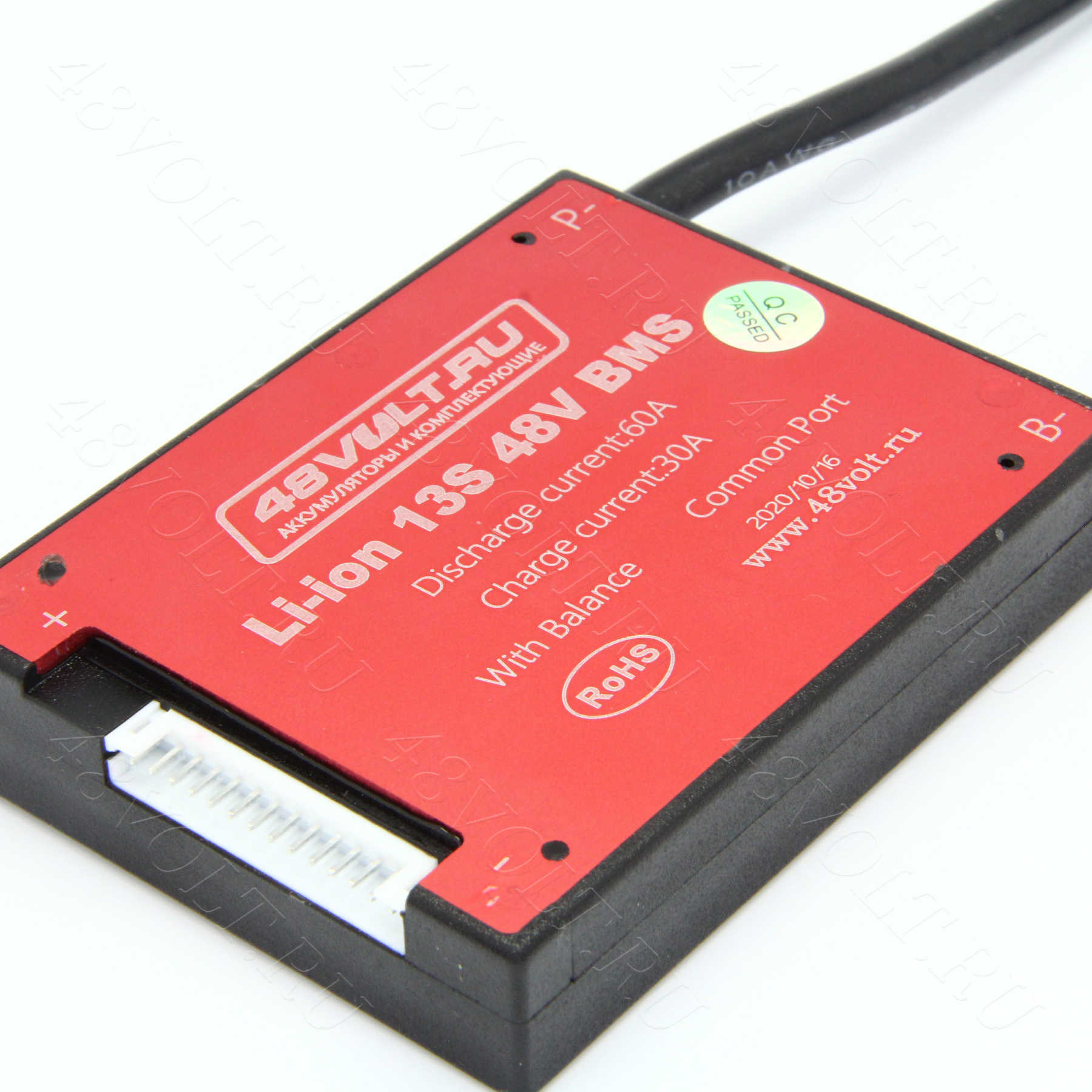 BMS Li-Ion 13S 48V 60A симметрия