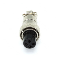 Разъем GX16 мама 4 pin