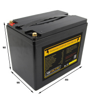 Аккумулятор LiFePO4 24v25ah 1440w max пластик