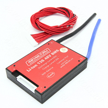BMS Li-Ion 13S 48V 60A симметрия