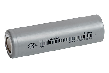 Аккумулятор INR 21700 50E 5000mAh 3,7v EVE