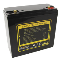 Аккумулятор LiFePO4 24v14ah 720w max пластик