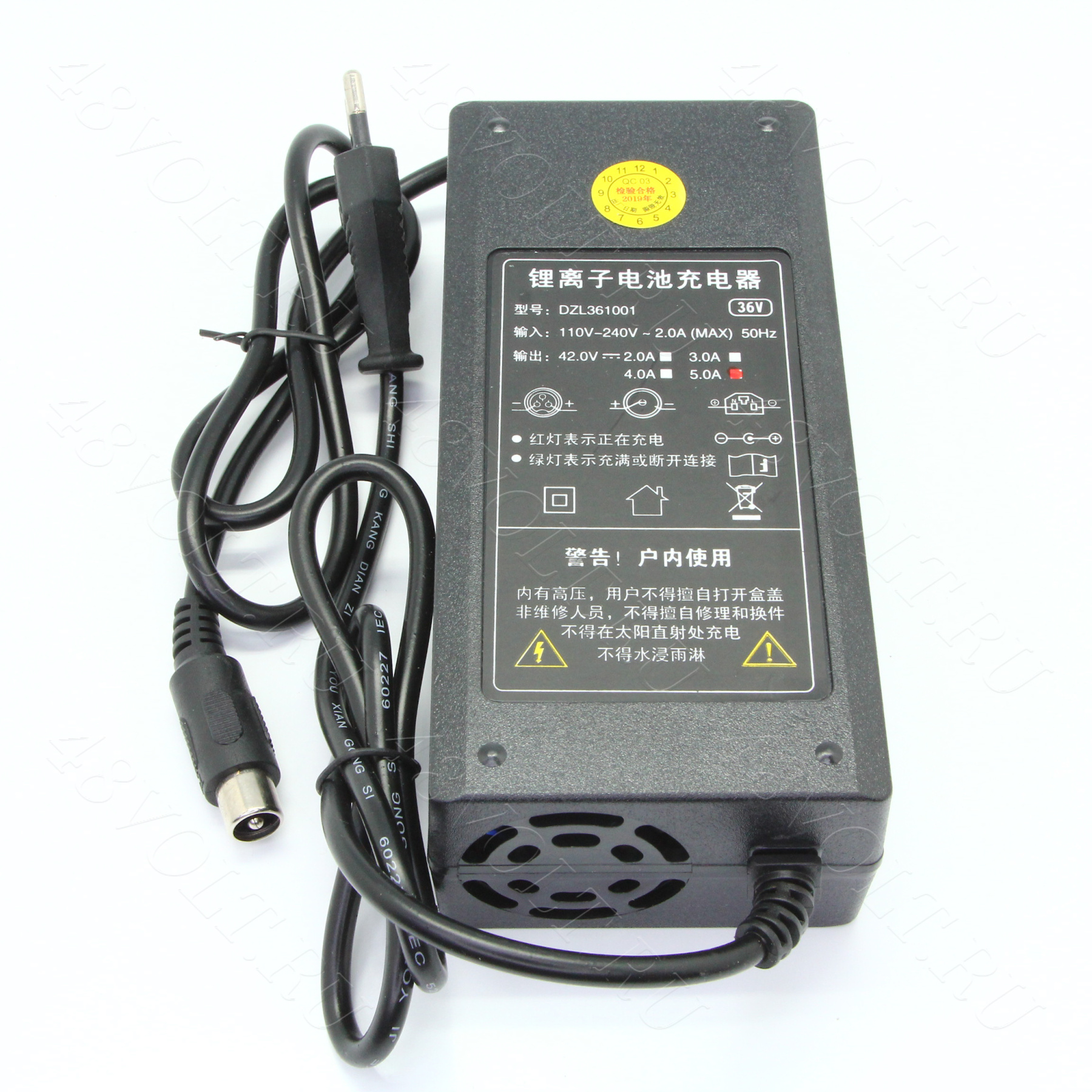 Зарядное устройство LiIon 36V (42v) 5a