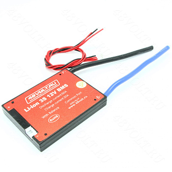 BMS Li-Ion 3S 12V 60A симметрия