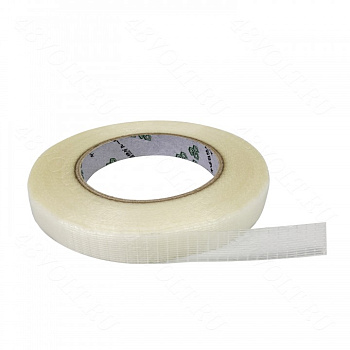 Скотч армированный стекловолокном 15 мм на 50м