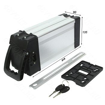 Алюминиевый корпус 310*90*135 мм