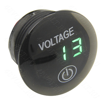 Встраиваемый вольтметр 12-24v