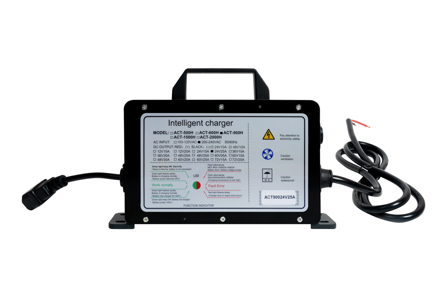 Зарядное устройство LiFePO4 герметичное 24v (29,2v) 25A