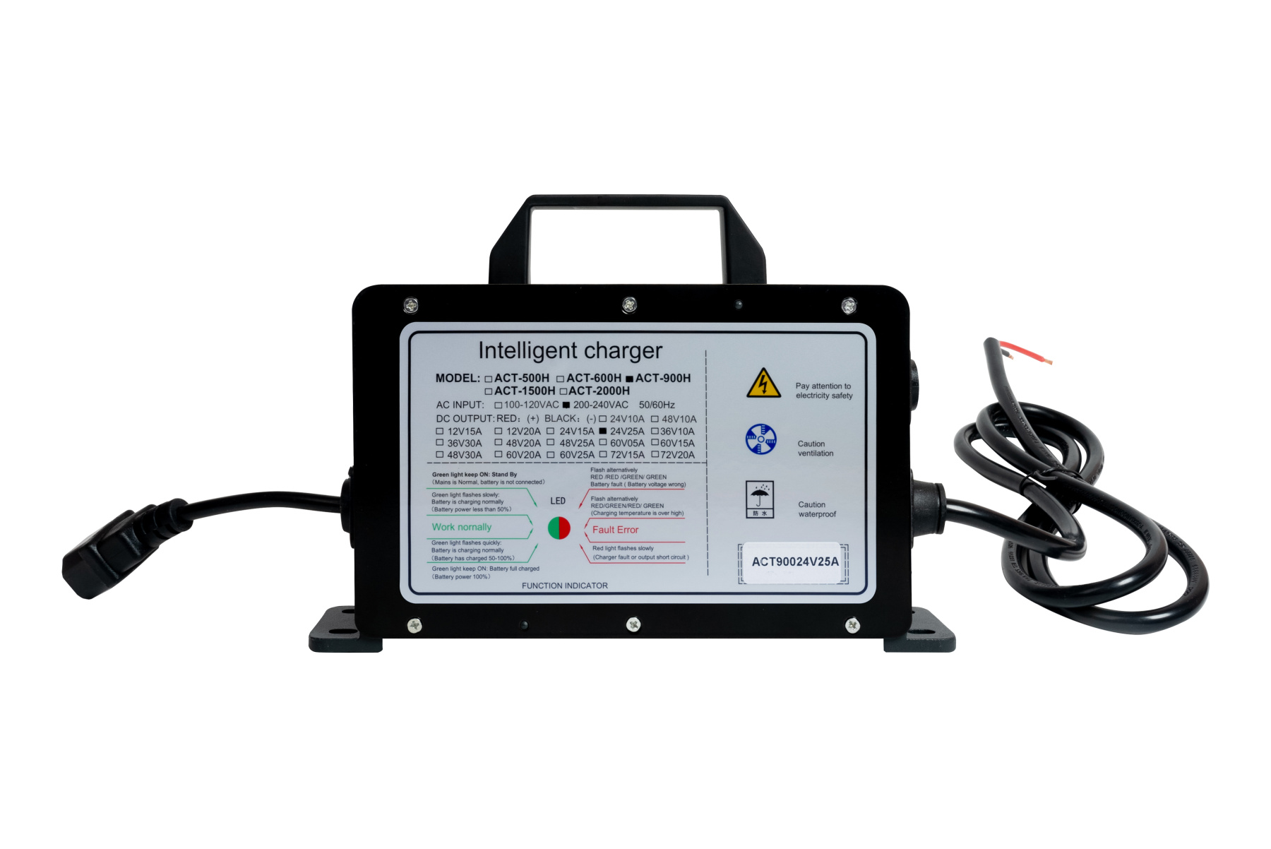 Зарядное устройство LiFePO4 герметичное 24v (29,2v) 25A