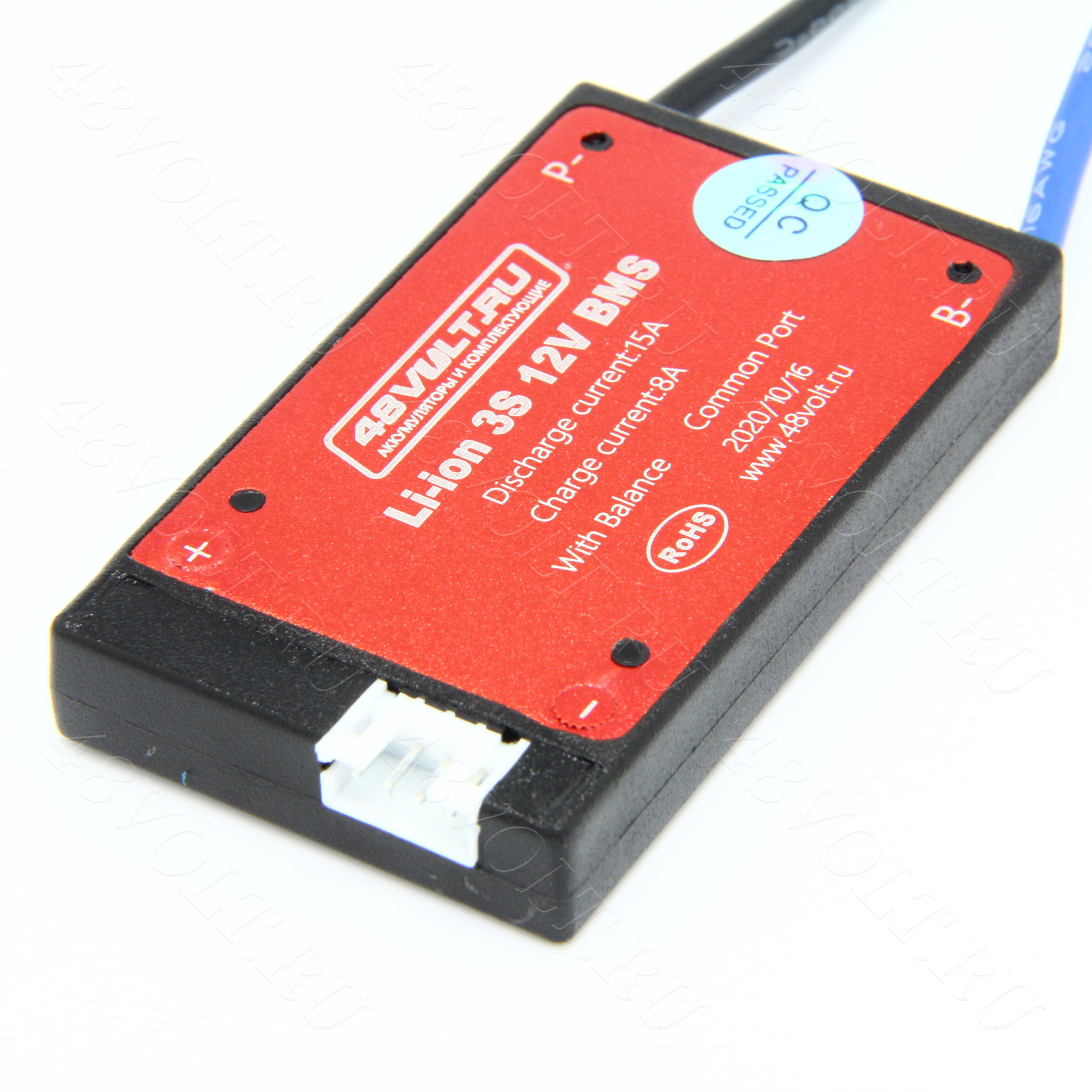 BMS Li-Ion 3S 12V 15A симметрия