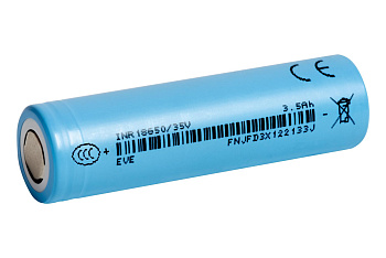 Аккумулятор INR 18650 35V 3500mAh 3,7v EVE