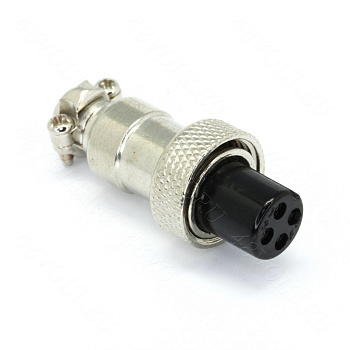 Разъем GX16 мама 4 pin