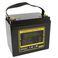 Аккумулятор LiFePO4 12v56Ah 1200w max пластик