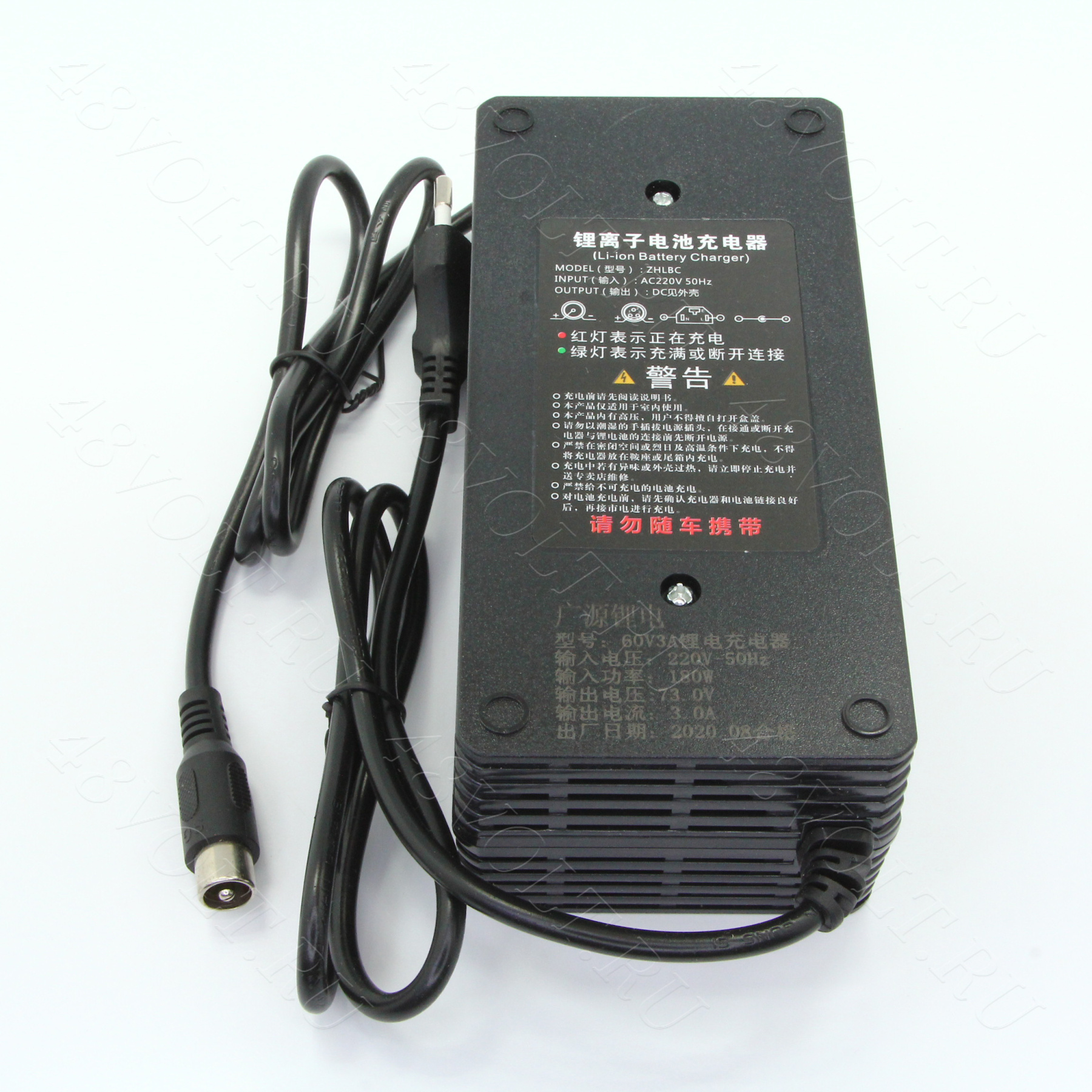 Зарядное устройство LiFePO4 60V (73v) 3a