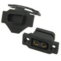 Разъём XT60E-F мама (розетка) с крышкой