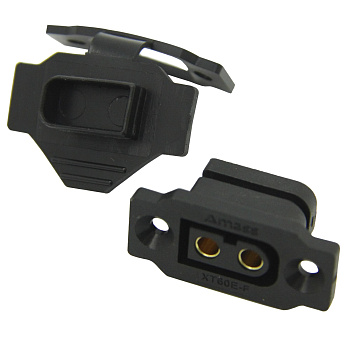 Разъём XT60E-F мама (розетка) с крышкой