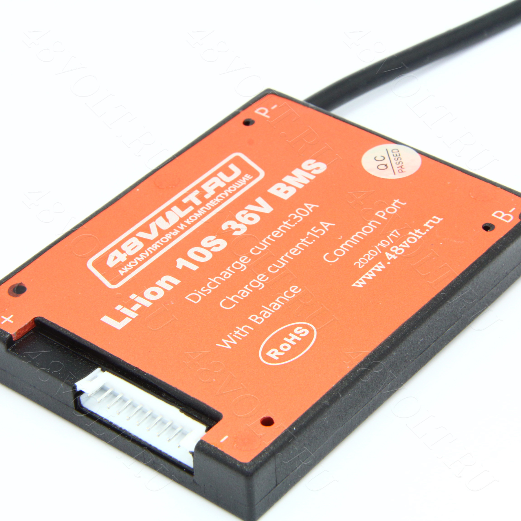 BMS Li-Ion 10S 36V 30A симметрия