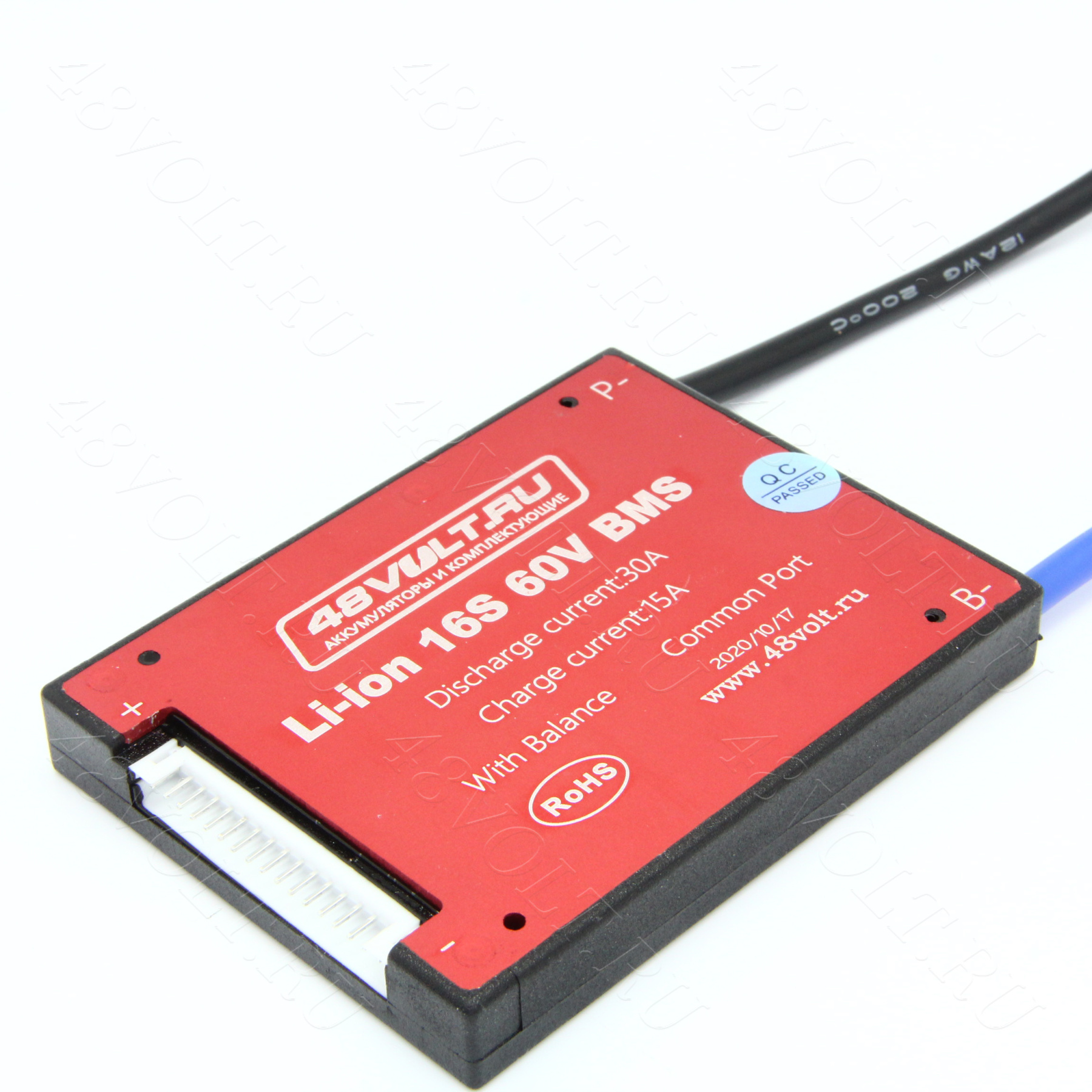 BMS Li-Ion 16S 60V 30A симметрия