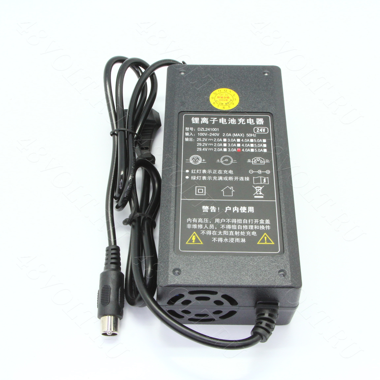 Зарядное устройство LiIon 24V (29,4v) 3a