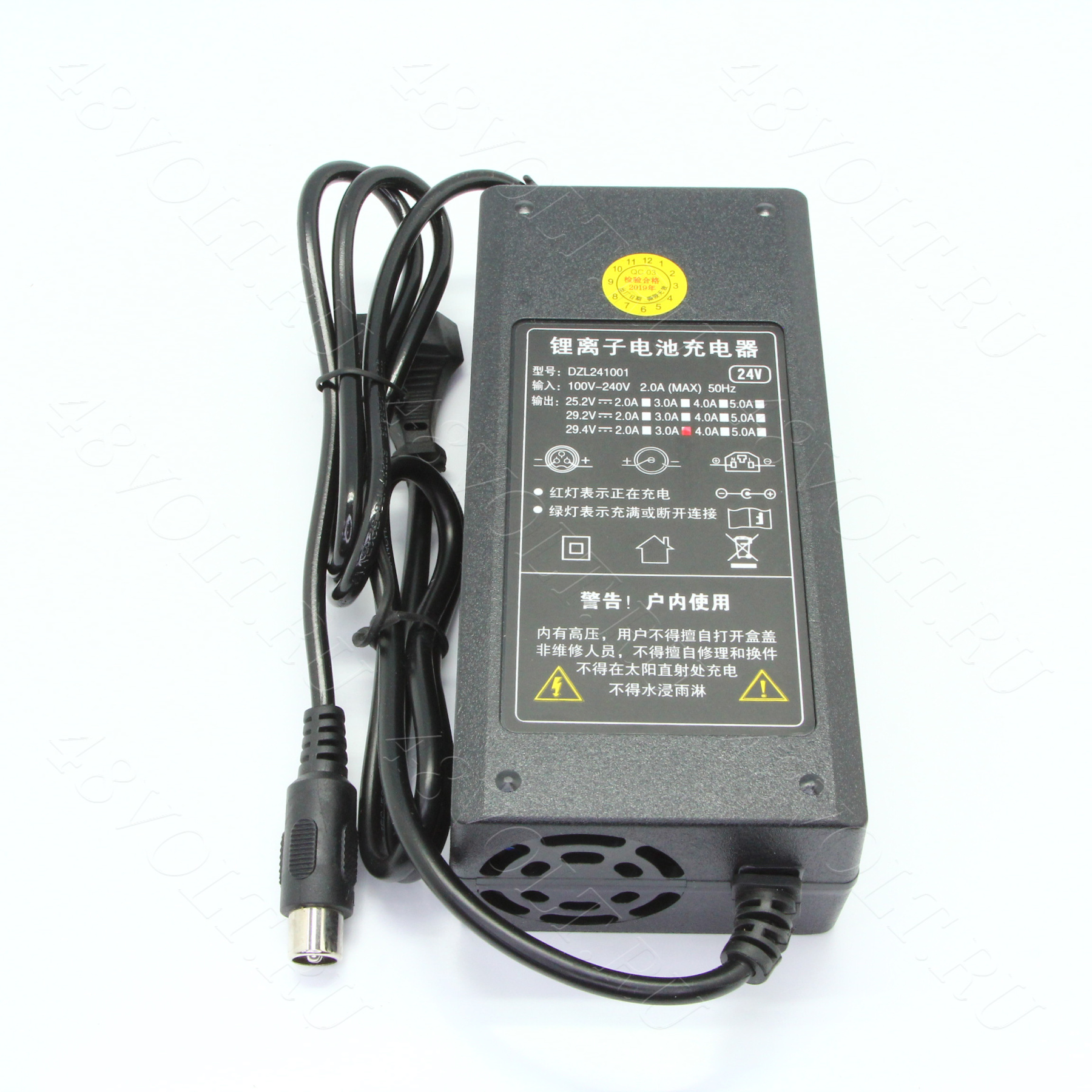 Зарядное устройство LiIon 24V (29,4v) 3a