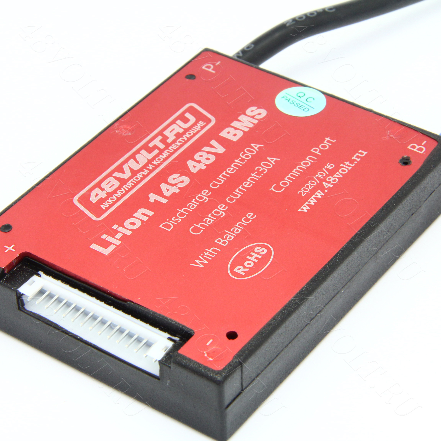 BMS Li-Ion 14S 48V 60A симметрия