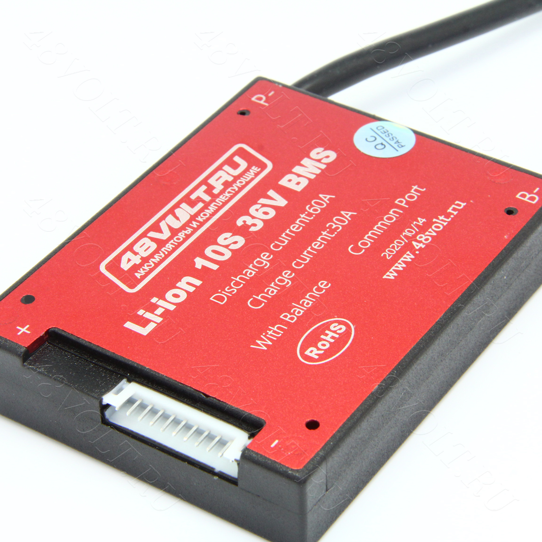 BMS Li-Ion 10S 36V 60A симметрия