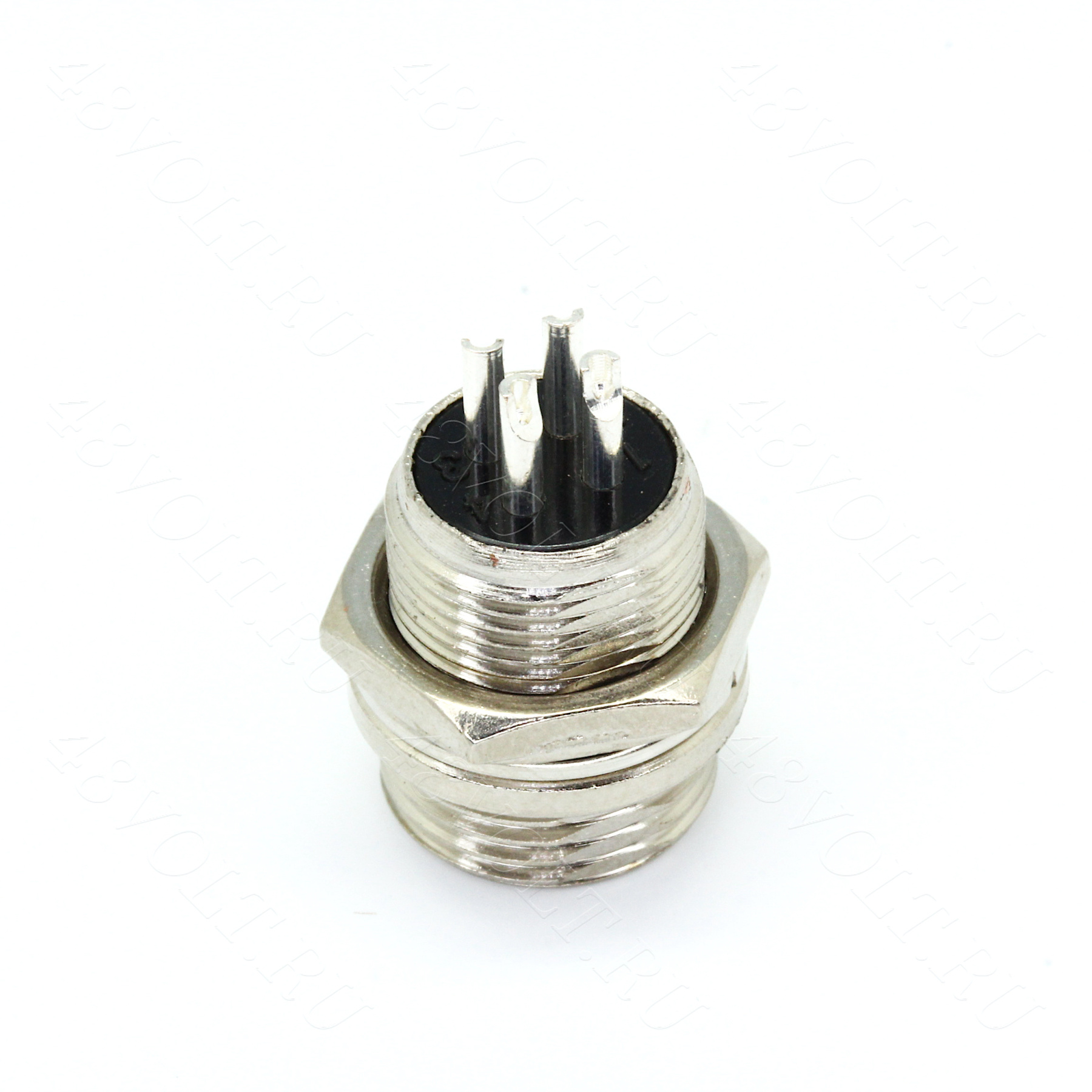 Разъем GX12 папа 4 pin