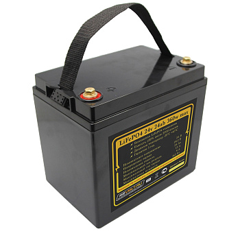 Аккумулятор LiFePO4 24v24ah 360w max пластик