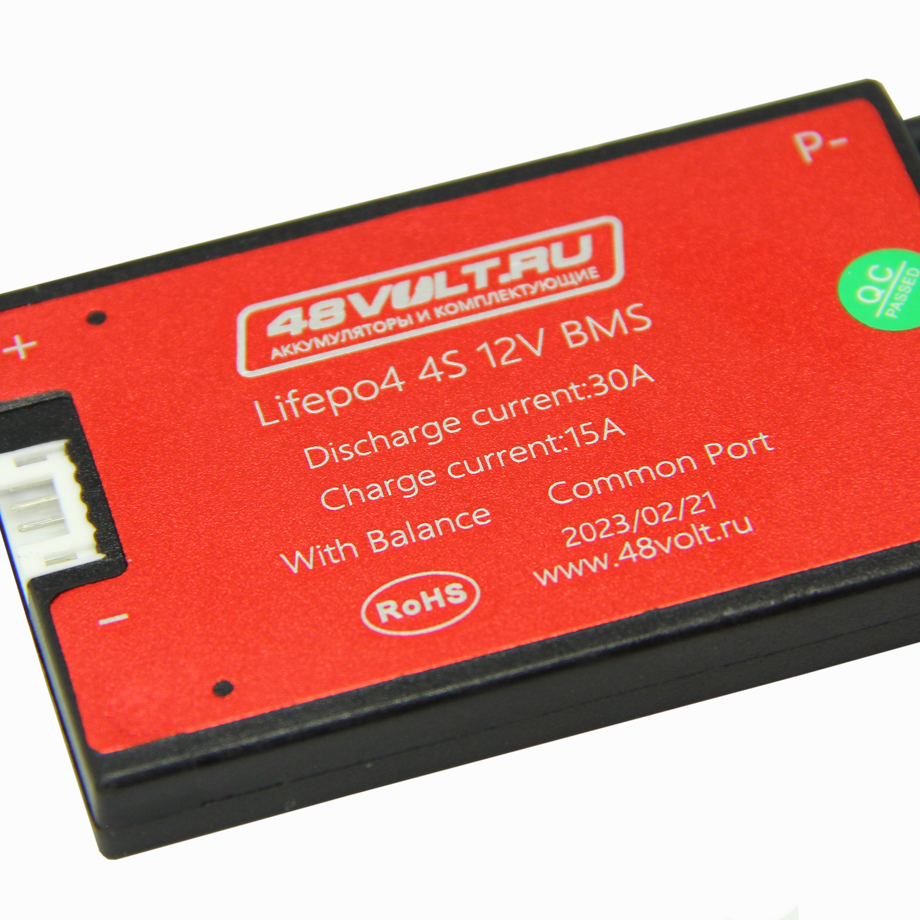 BMS LiFePO4 4S 12V 30A симметрия