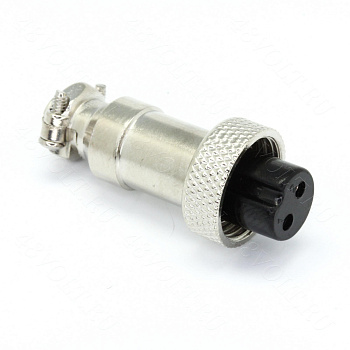 Разъем GX16 мама 2 pin
